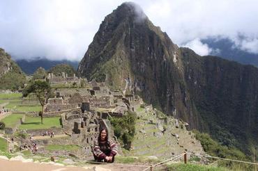 Laura in Machu Picchu