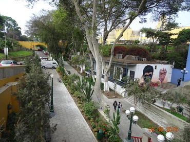 Ein grünes Viertel Limas