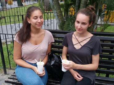 Denise und Selma in Lima