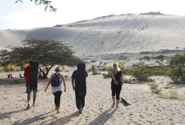 In der Nähe Trujillo hast du die Möglichkeit zum Sandboarding