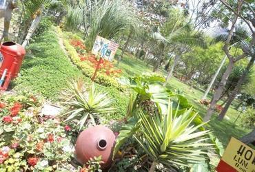Der botanische Garten in Trujillo
