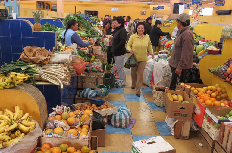 Markt in Ecuador