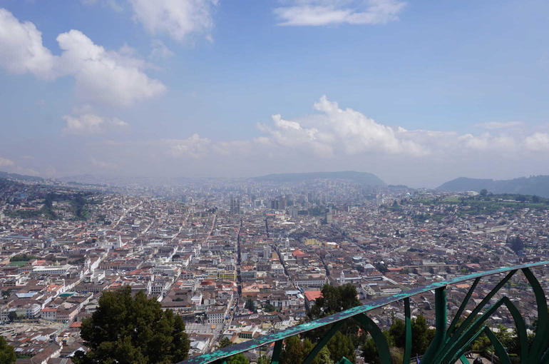 Aussicht auf Quito