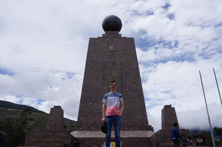 Sebastian auf dem Äquator