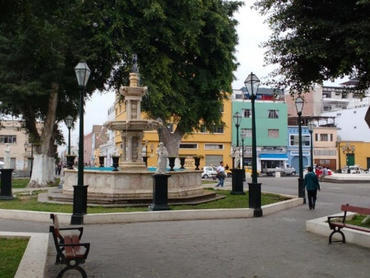 Der historische Plazuela El Recreo im Zentrum Trujillo