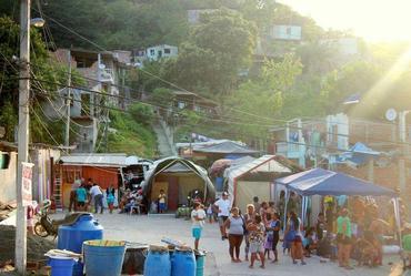 Das Erdbebencamp in Manabí